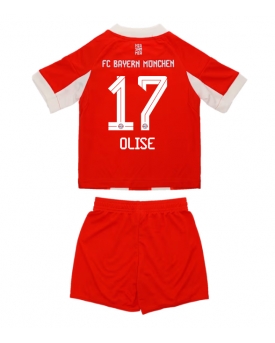 Billige Fotballdrakt Bayern Munich Michael Olise #17 Replika Hjemmedraktsett Barn 2025-26 Kortermet (med bukser)